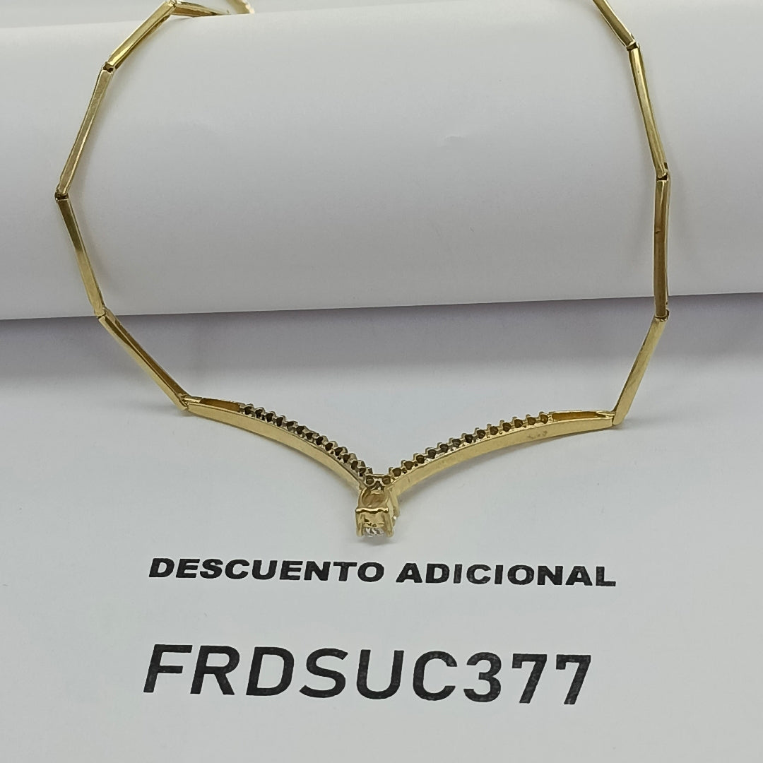 GARGANTILLA ORO 14 K 9.7 GRMS (SEMINUEVO)