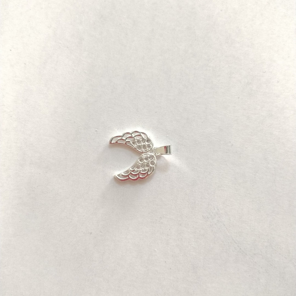 DIJE ALAS C/CIRCONIAS PLATA .925 2.3 GR (NUEVO)