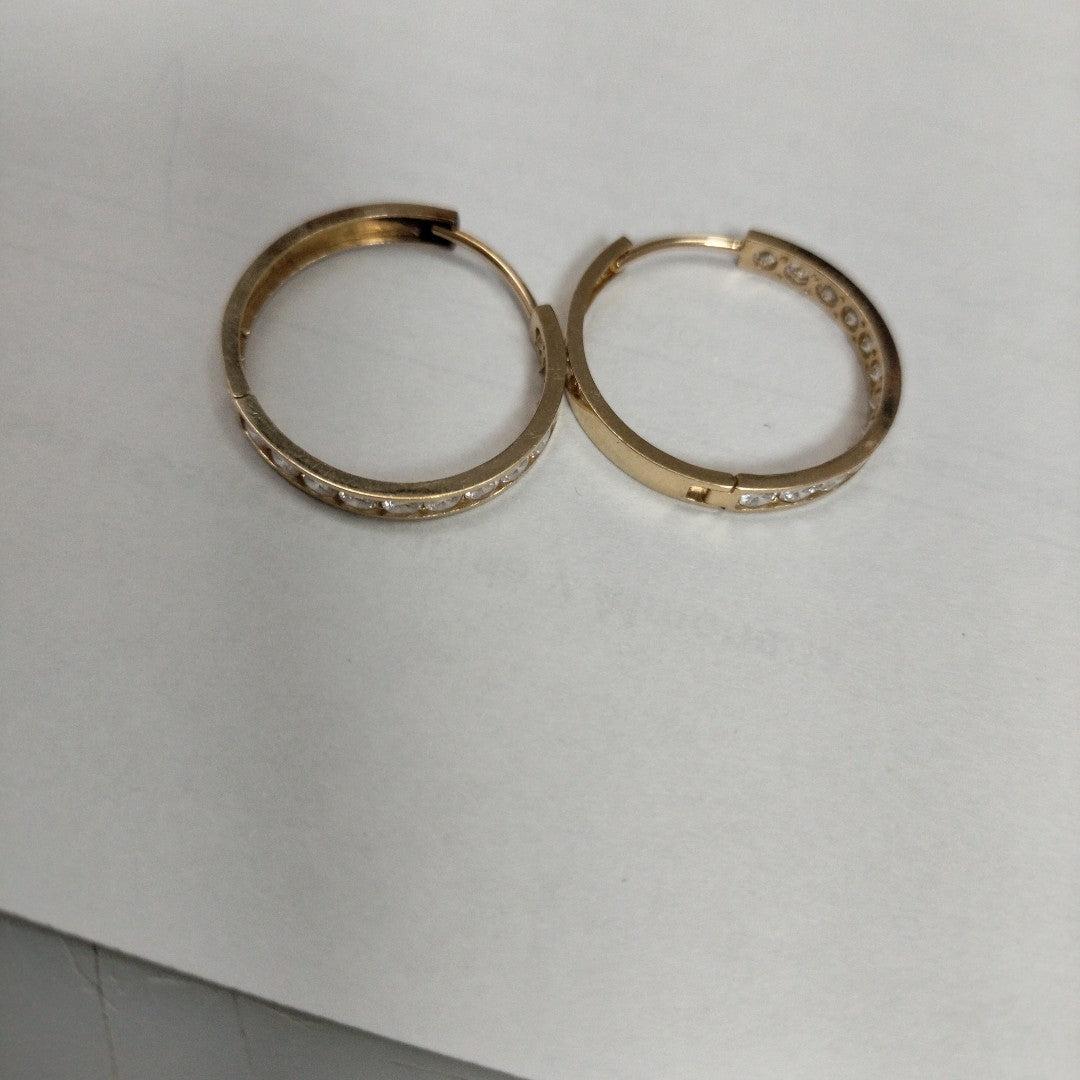 ARRACADAS PAR ORO 14 K 3 GRMS (SEMINUEVO)