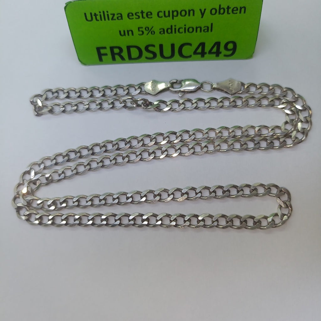CADENA PLATA 12.6 GRMS (SEMINUEVO)