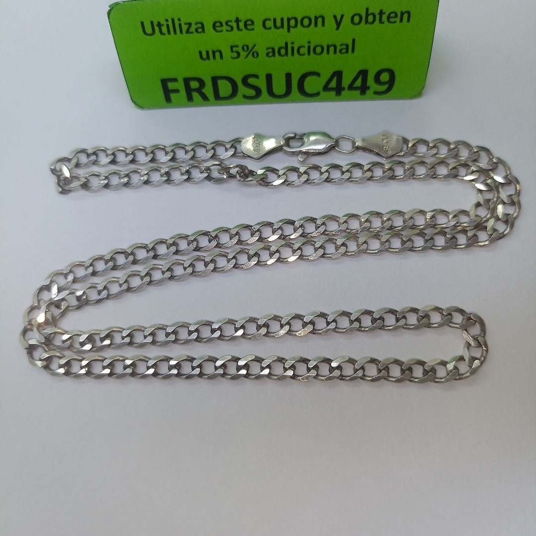 CADENA PLATA 12.6 GRMS (SEMINUEVO)