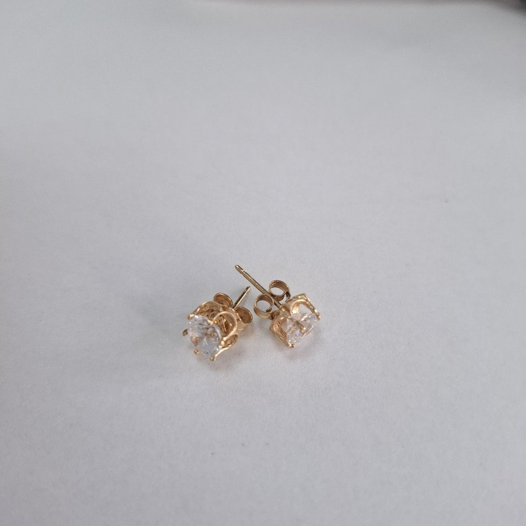 ARETES PAR ORO 14 K 1,60 GRMS (SEMINUEVO)