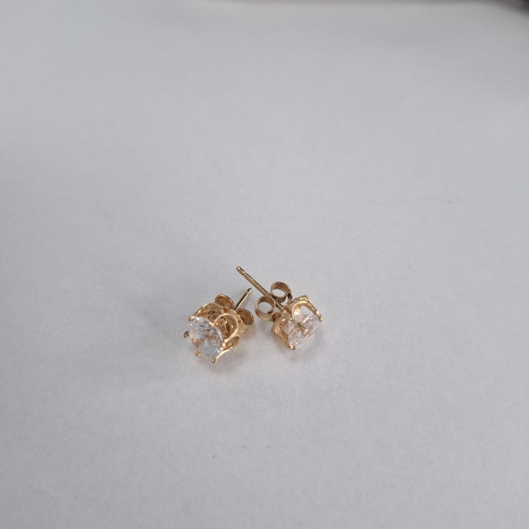 ARETES PAR ORO 14 K 1,60 GRMS (SEMINUEVO)