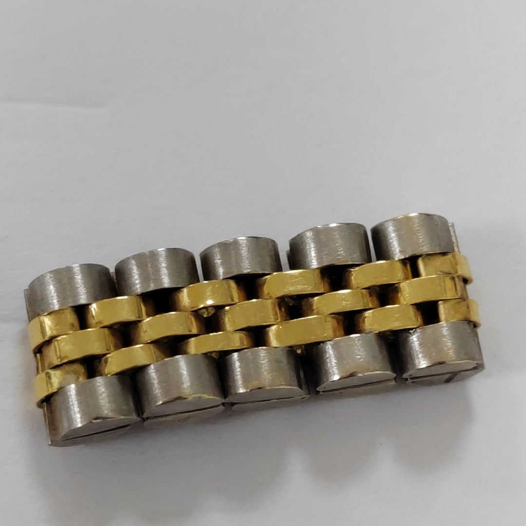 ANILLO ORO COMBINADO 14 K 7,60 GRMS (SEMINUEVO)