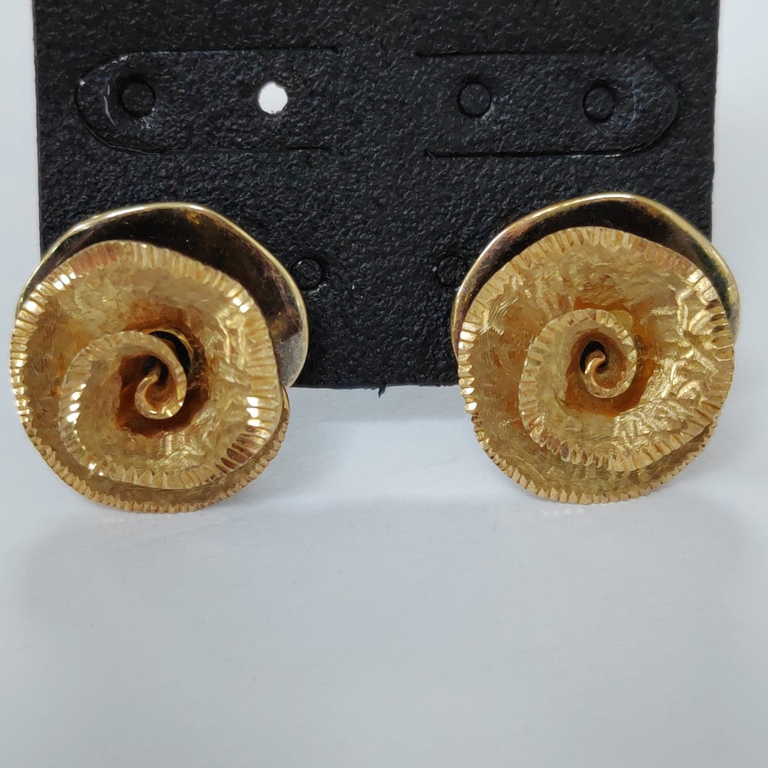 ARETES PAR ORO 14 K 10,50 GRMS (SEMINUEVO)