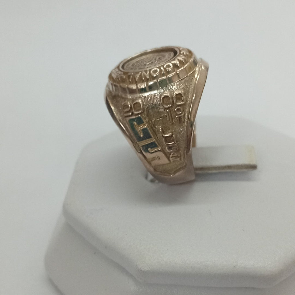 ANILLO CONMEMORATIVO ORO 8 K 13.3 GRMS (SEMINUEVO)