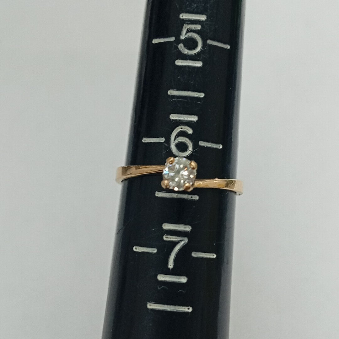 SOLITARIO ORO 14 K 1.5 GRMS (SEMINUEVO)