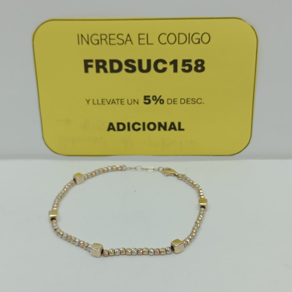 PULSERA ORO 14 K 3.8 GRMS (SEMINUEVO)