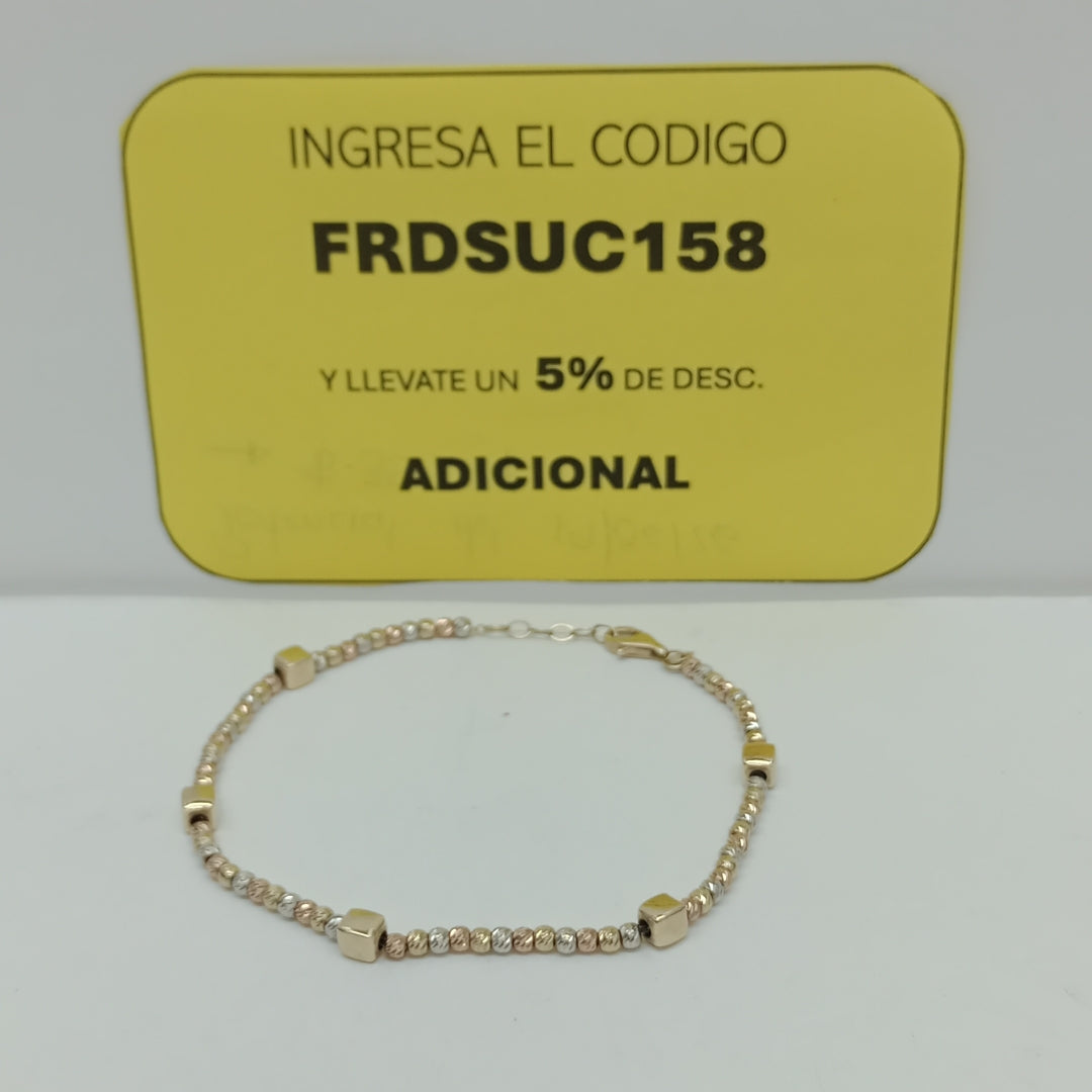 PULSERA ORO 14 K 3.8 GRMS (SEMINUEVO)