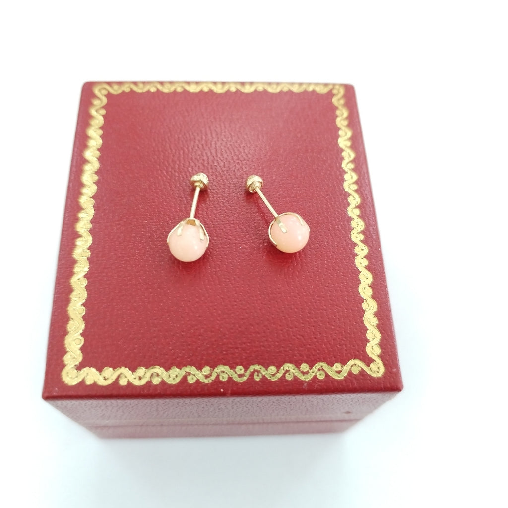 BROQUELES PAR ORO 14 K 0,60 GRMS (SEMINUEVO)