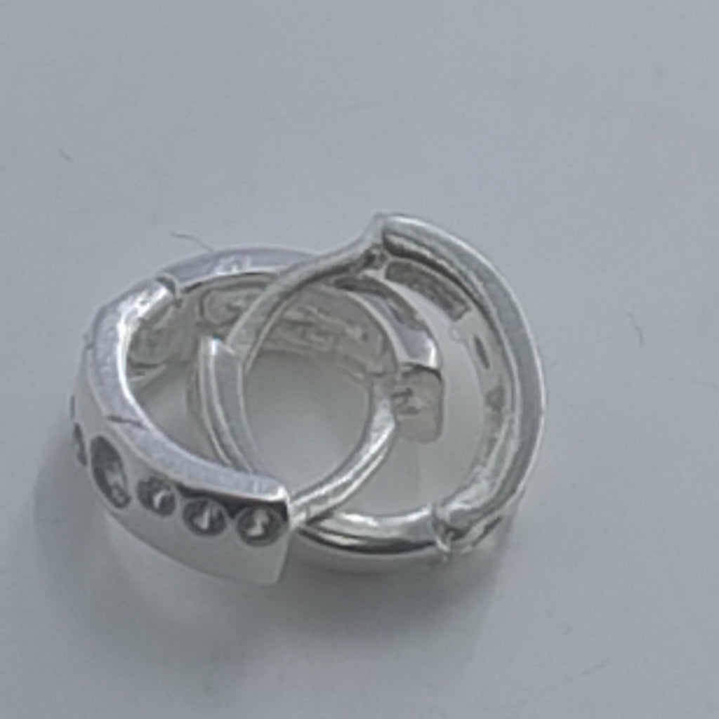 ARRACADAS C/CIRCONIAS PLATA .925 2.4 GR (NUEVO)