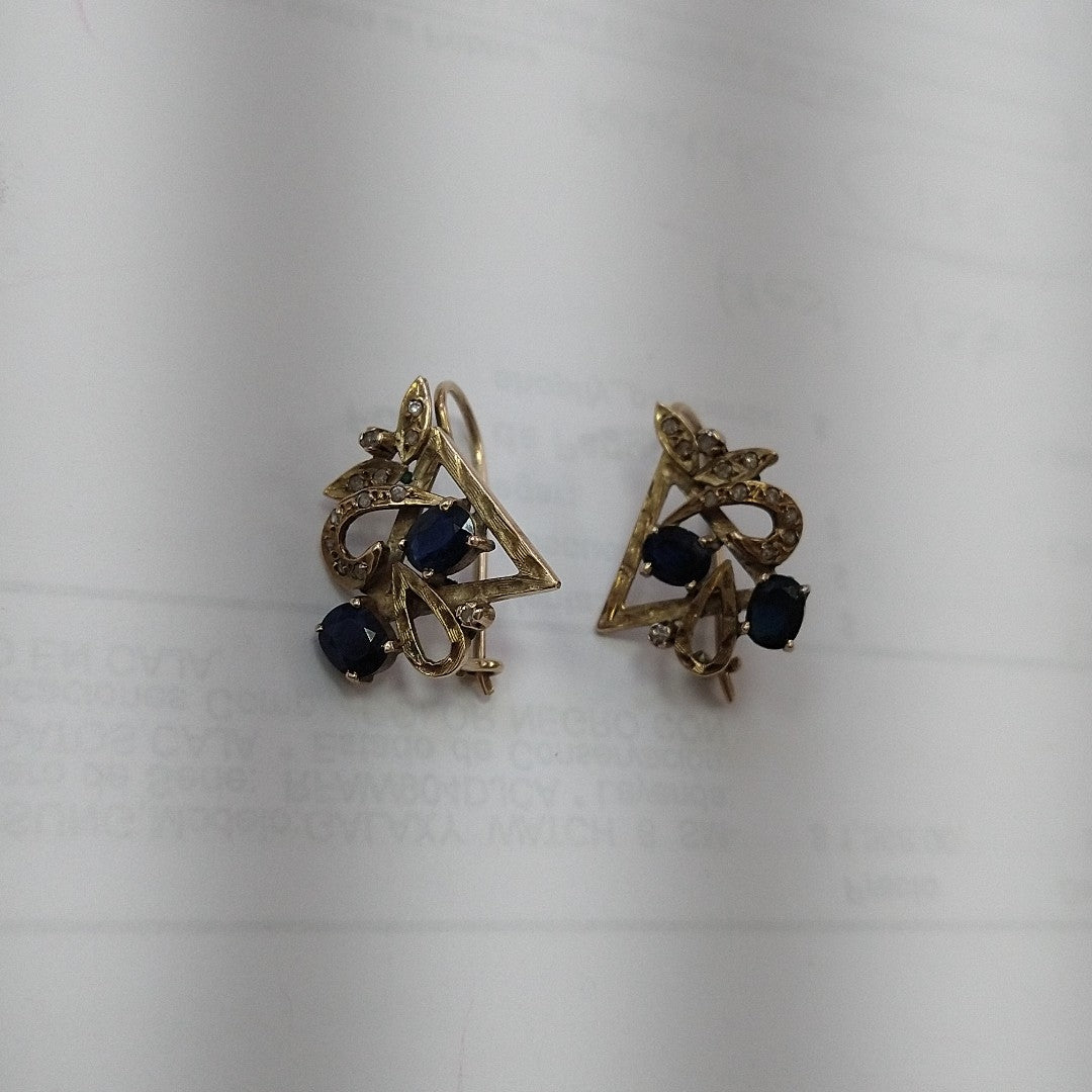 ARETES PAR ORO 10 K 4.7 GRMS (SEMINUEVO)
