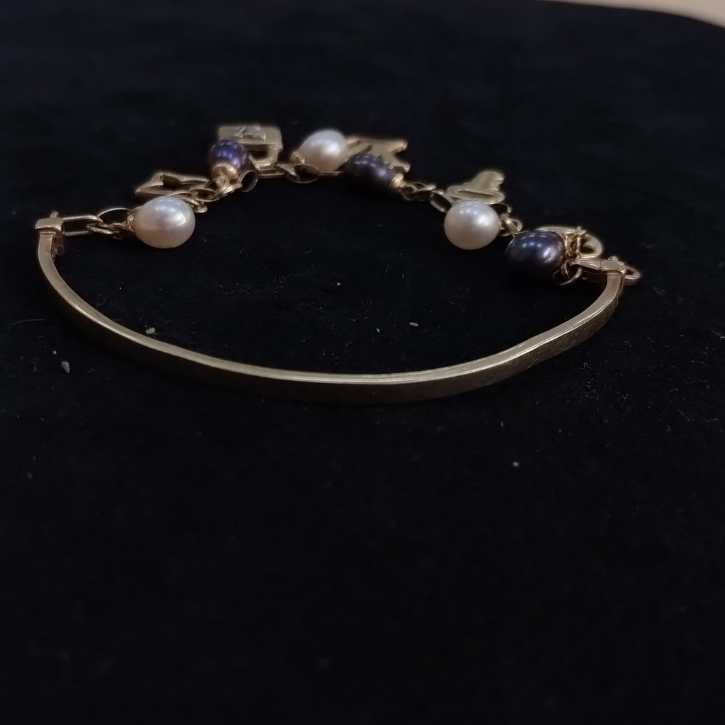 PULSERA RIGIDA ORO 14 K 11,10 GRMS (SEMINUEVO)