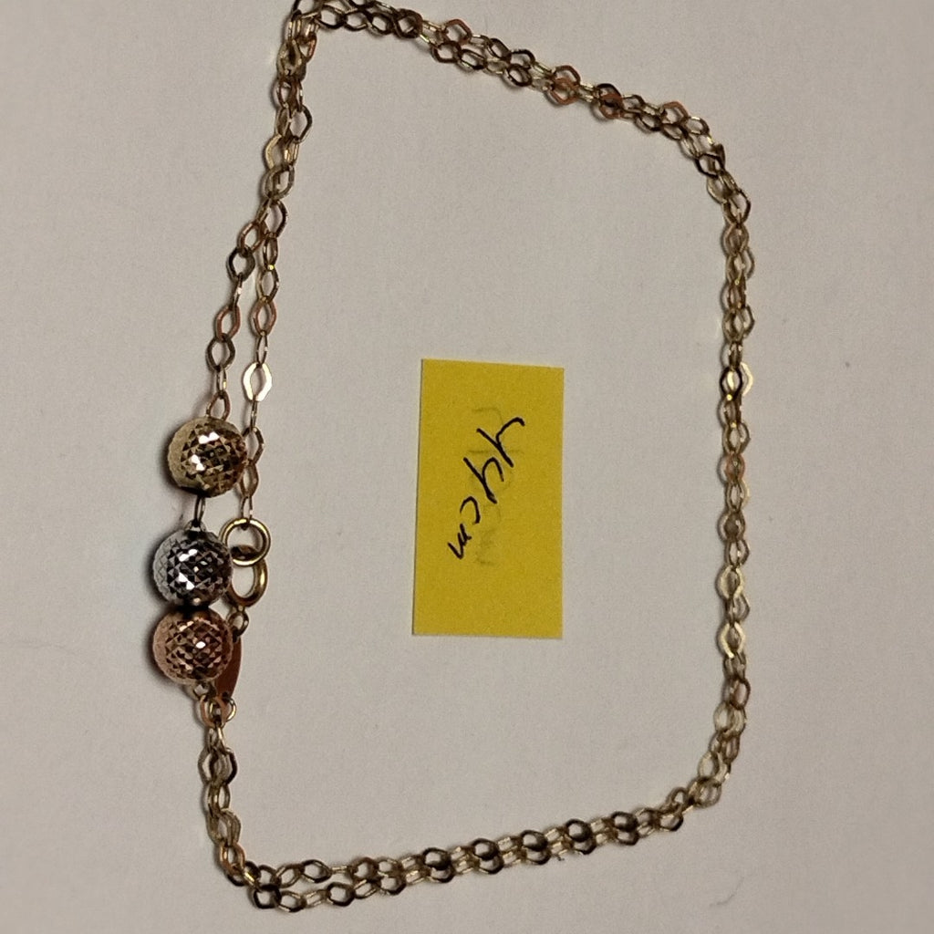 GARGANTILLA ORO COMBINADO 14 K 2,70 GRMS (SEMINUEVO)