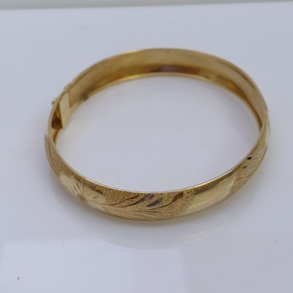 PULSERA RIGIDA ORO 14 K 6.8 GRMS (SEMINUEVO)