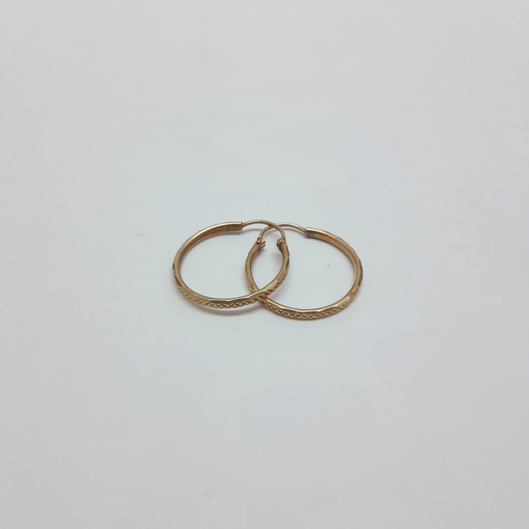 ARRACADAS PAR ORO 8 K 1,50 GRMS (SEMINUEVO)