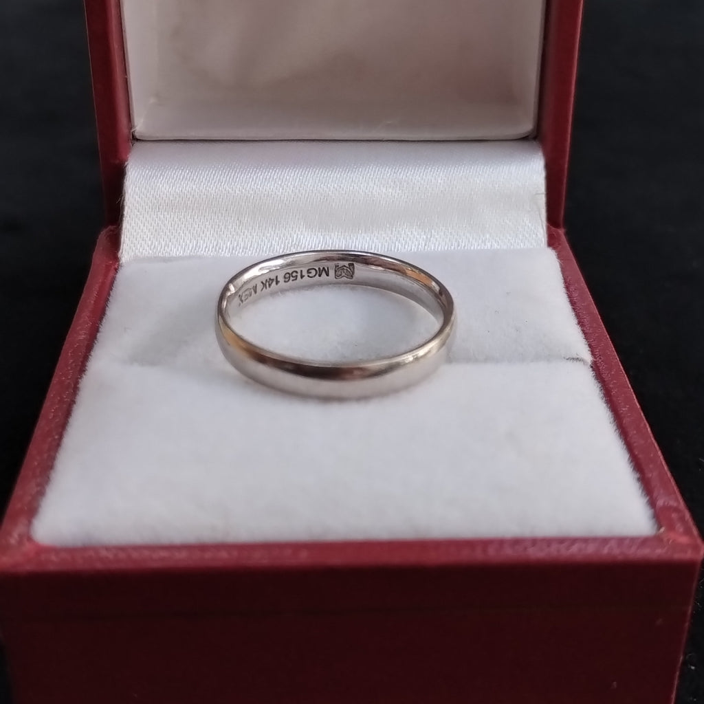 ANILLITO ORO BLANCO 14 K 2,40 GRMS (SEMINUEVO)