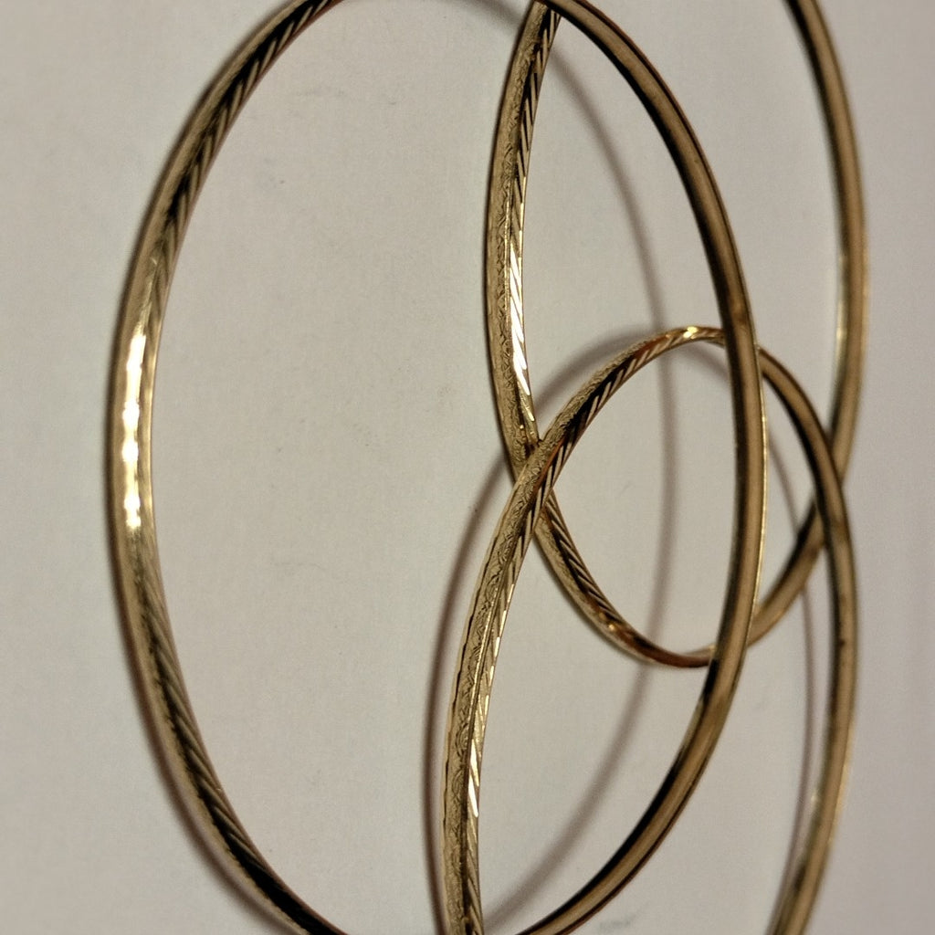 PULSERA RIGIDA ORO 14 K 15,00 GRMS (SEMINUEVO)