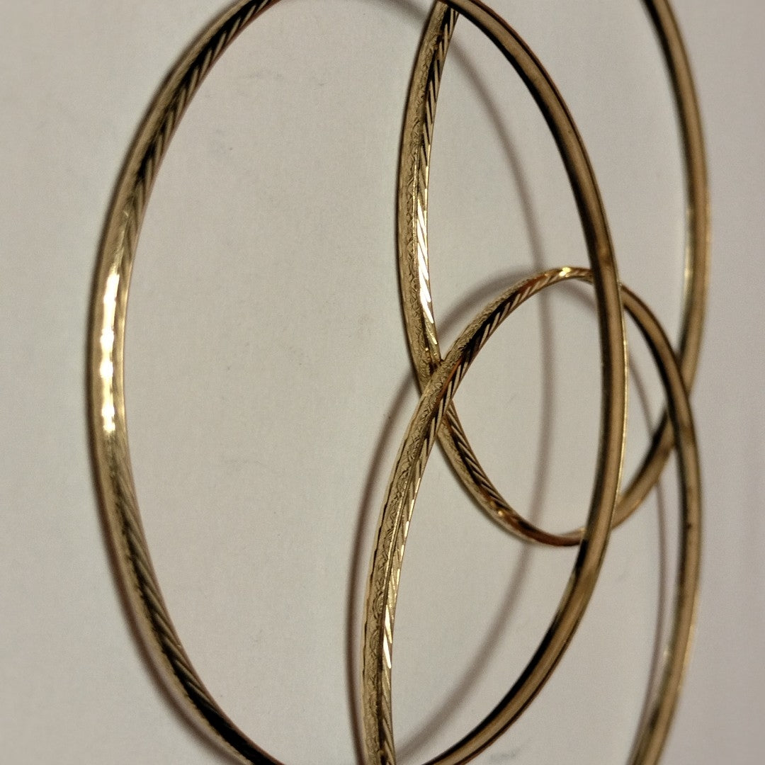 PULSERA RIGIDA ORO 14 K 15,00 GRMS (SEMINUEVO)
