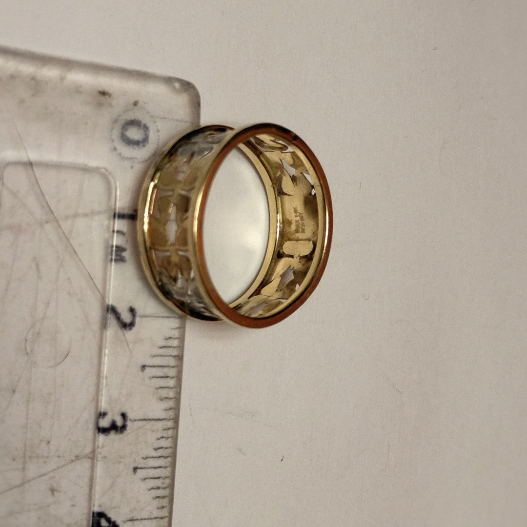 ARGOLLA ORO COMBINADO 14 K 1,30 GRMS (SEMINUEVO)