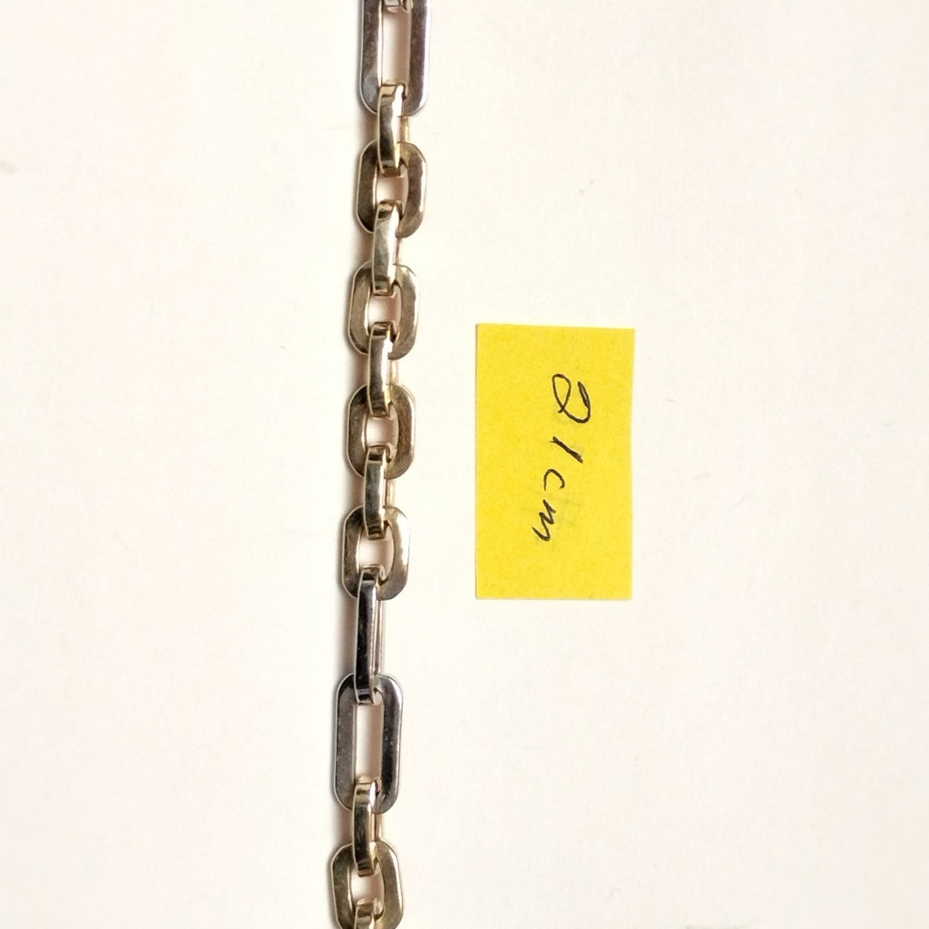 PULSERA ORO COMBINADO 14 K 5,40 GRMS (SEMINUEVO)