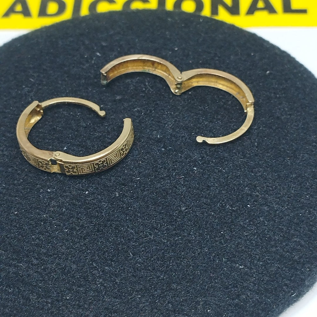 ARRACADAS PAR ORO 10 K 1.3 GRMS (SEMINUEVO)