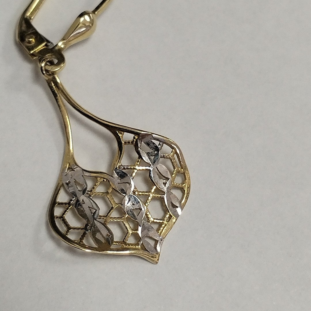 ARETES PAR ORO 14 K 2.3 GRMS (SEMINUEVO)