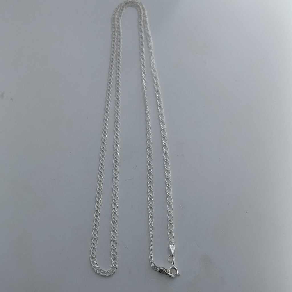 CADENA DOBLE ESLABON PLATA .925 60 CM 4.23 GR (NUEVO)