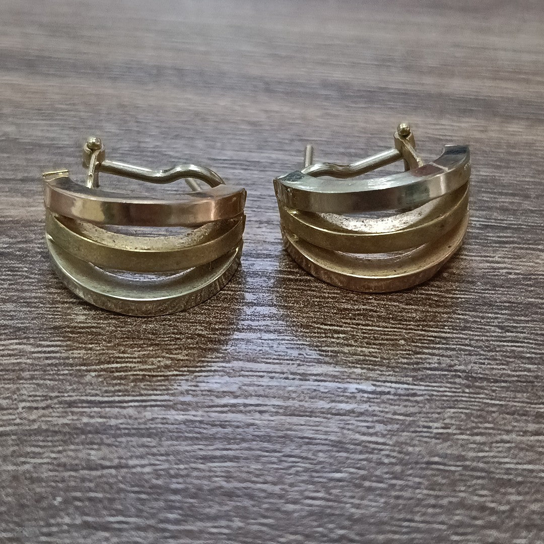 ARETES PAR ORO 10 K 4,80 GRMS (SEMINUEVO)