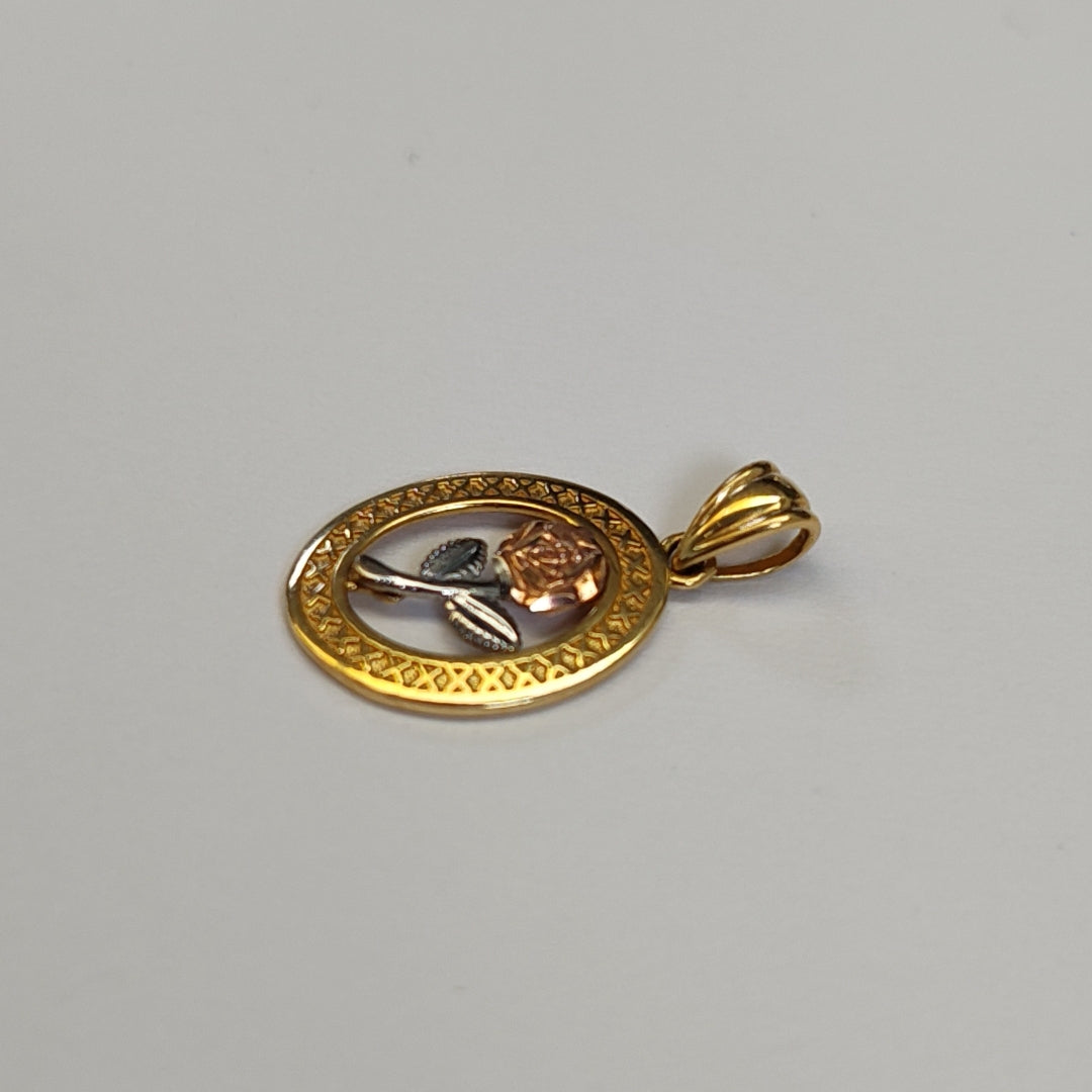 DIJE ORO COMBINADO 14 K 1.2 GRMS (SEMINUEVO)
