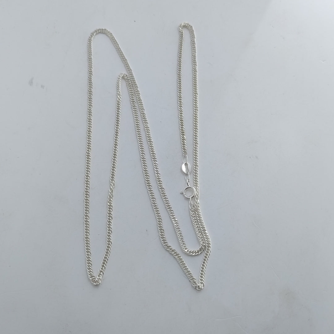 CADENA BARBADA PLATA .925 60 CM 4.92 GR (NUEVO)