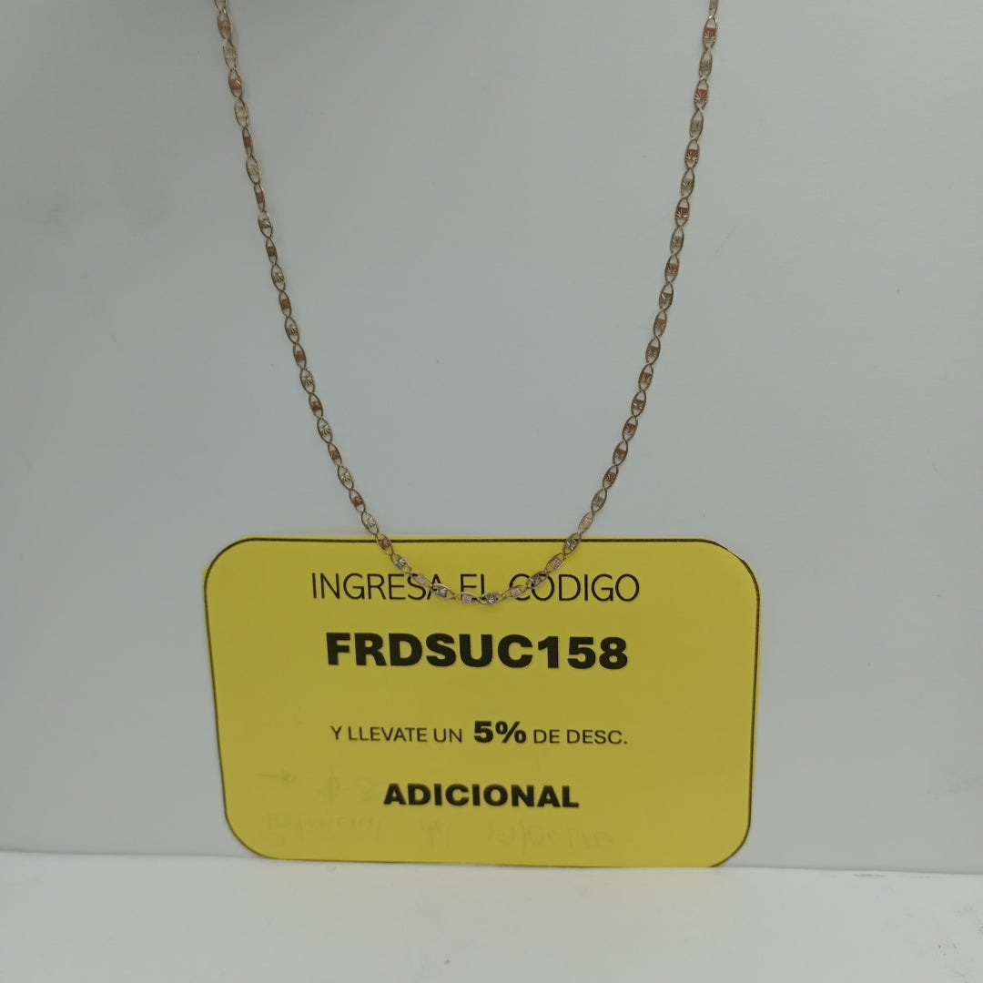 CADENA ORO 10 K 2,40 GRMS (SEMINUEVO)