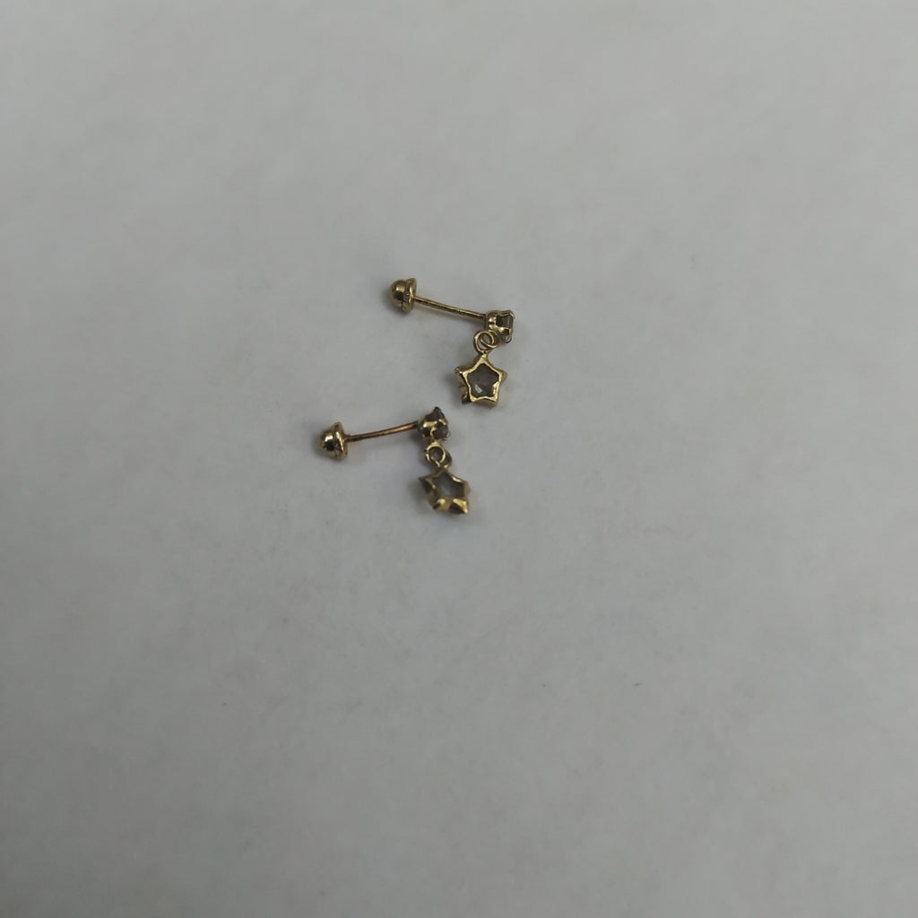 ARETES PAR ORO 14 K 0.4 GRMS (SEMINUEVO)