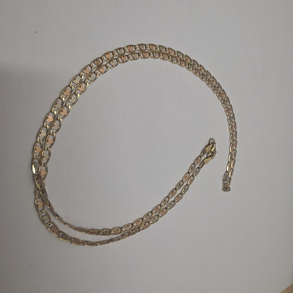CADENA ORO COMBINADO 14 K 8.9 GRMS (SEMINUEVO)