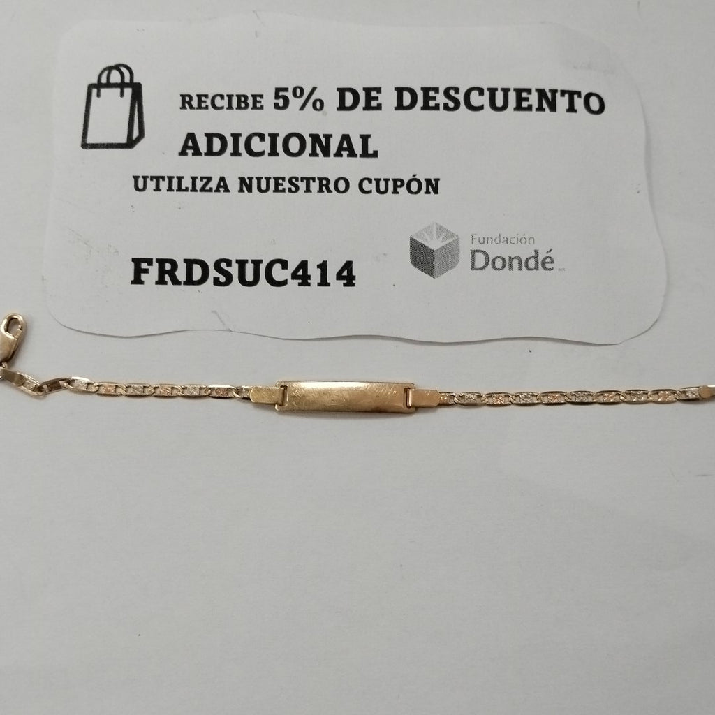 ESCLAVA ORO 14 K 2,90 GRMS (SEMINUEVO)