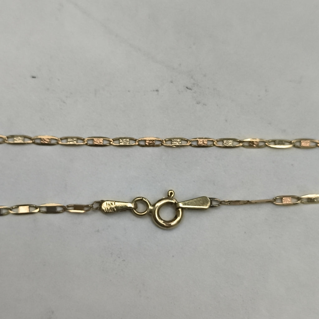 CADENA ORO 14 K 2.5 GRMS (SEMINUEVO)
