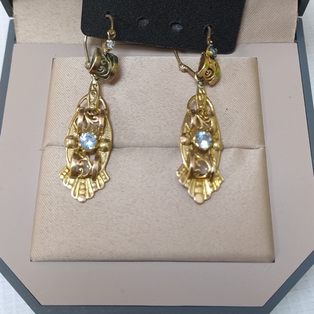 ARETES PAR ORO 8 K 5,10 GRMS (SEMINUEVO)
