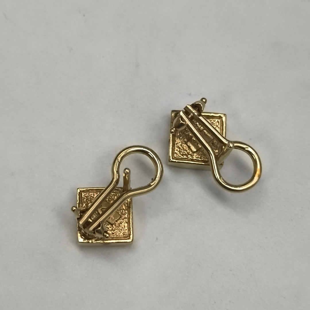 ARETES PAR ORO 14 K 6.8 GRMS (SEMINUEVO)