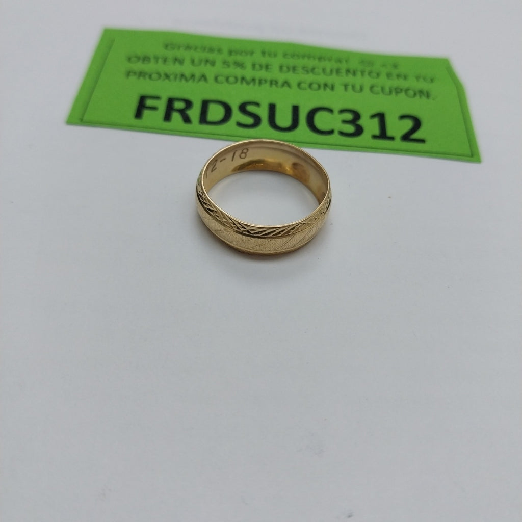 ARGOLLA ORO 14 K 1.9 GRMS (SEMINUEVO)