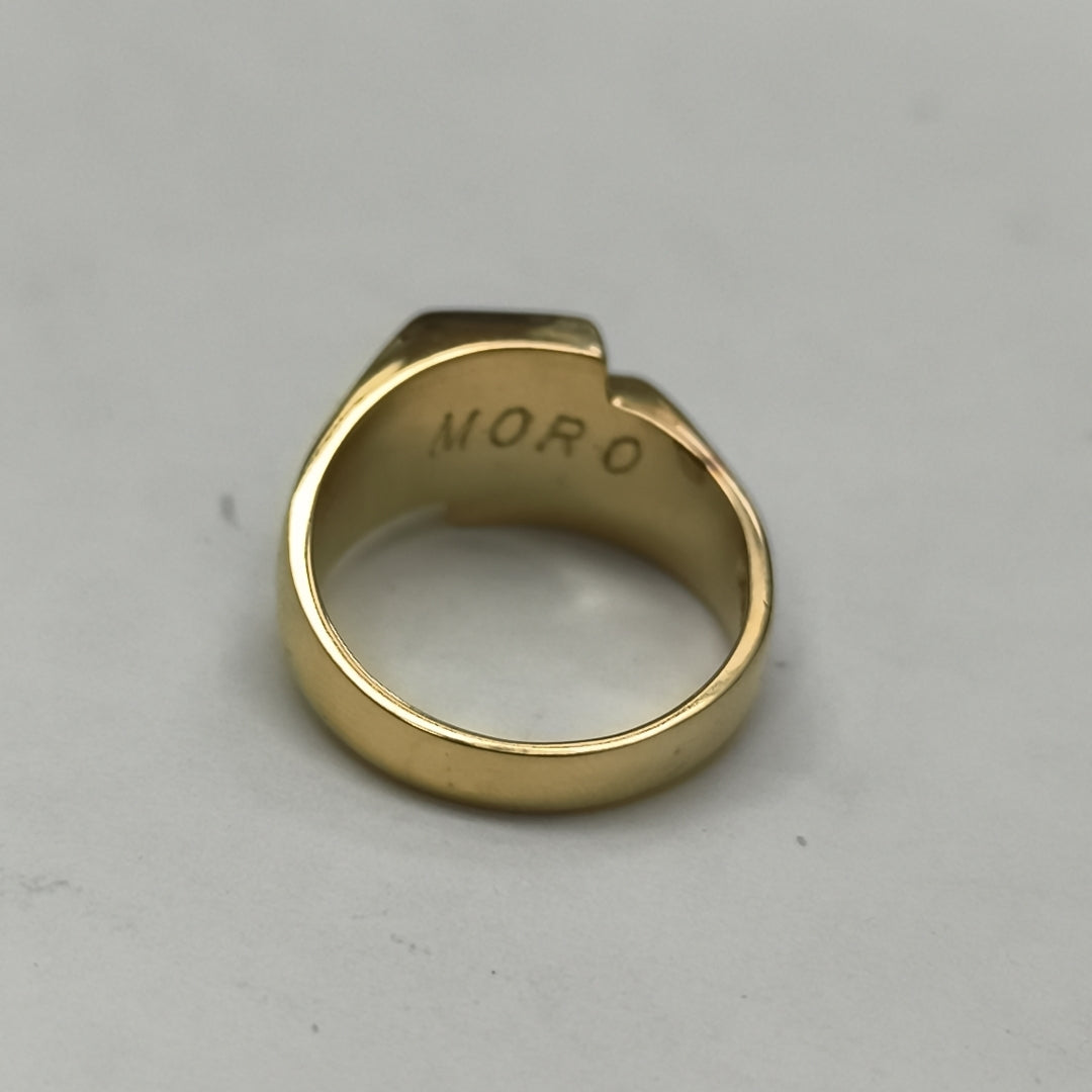 ANILLO DE GRADUACIÓN ORO 14 K 8 GRMS (SEMINUEVO)