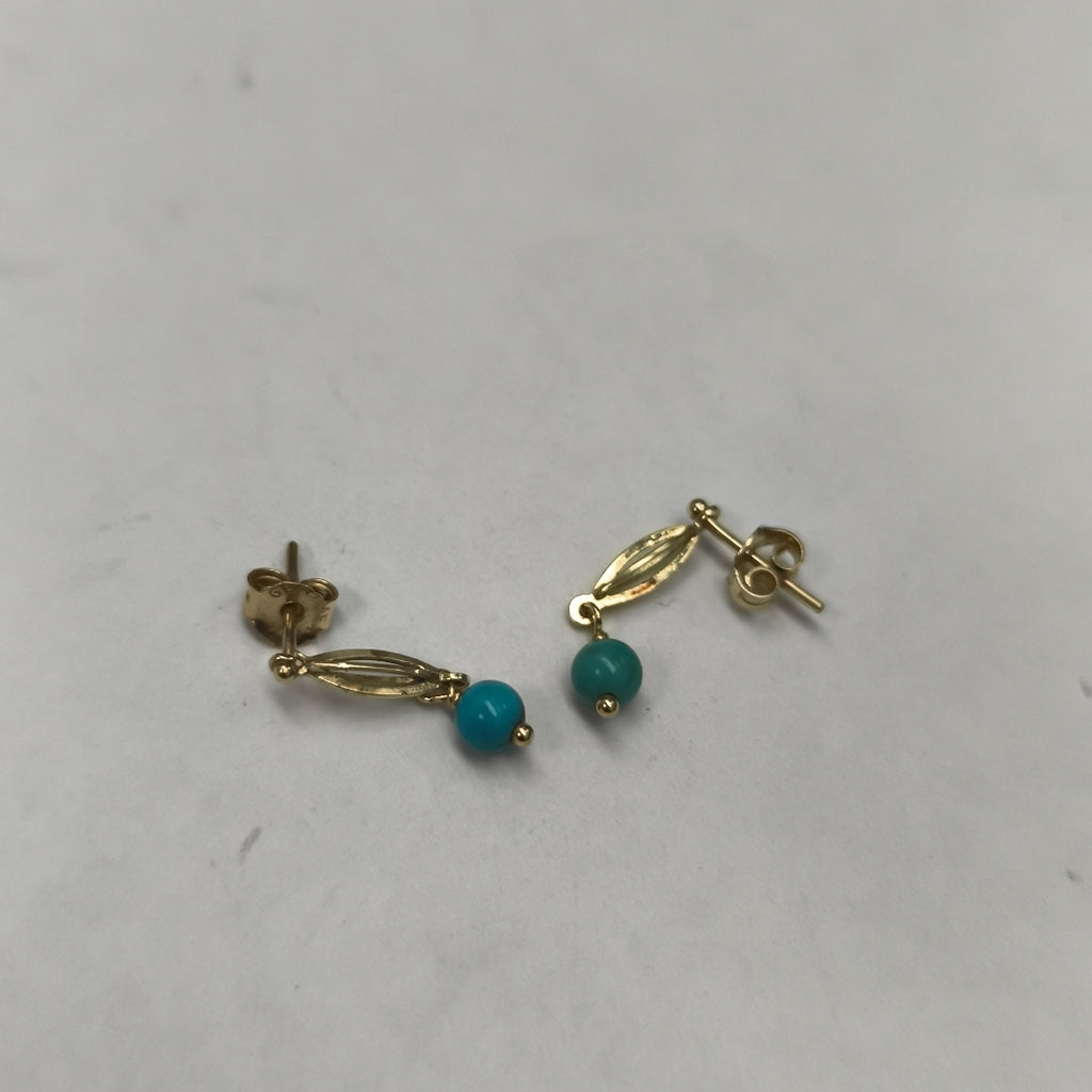 ARETES PAR ORO 14 K 1 GRMS (SEMINUEVO)