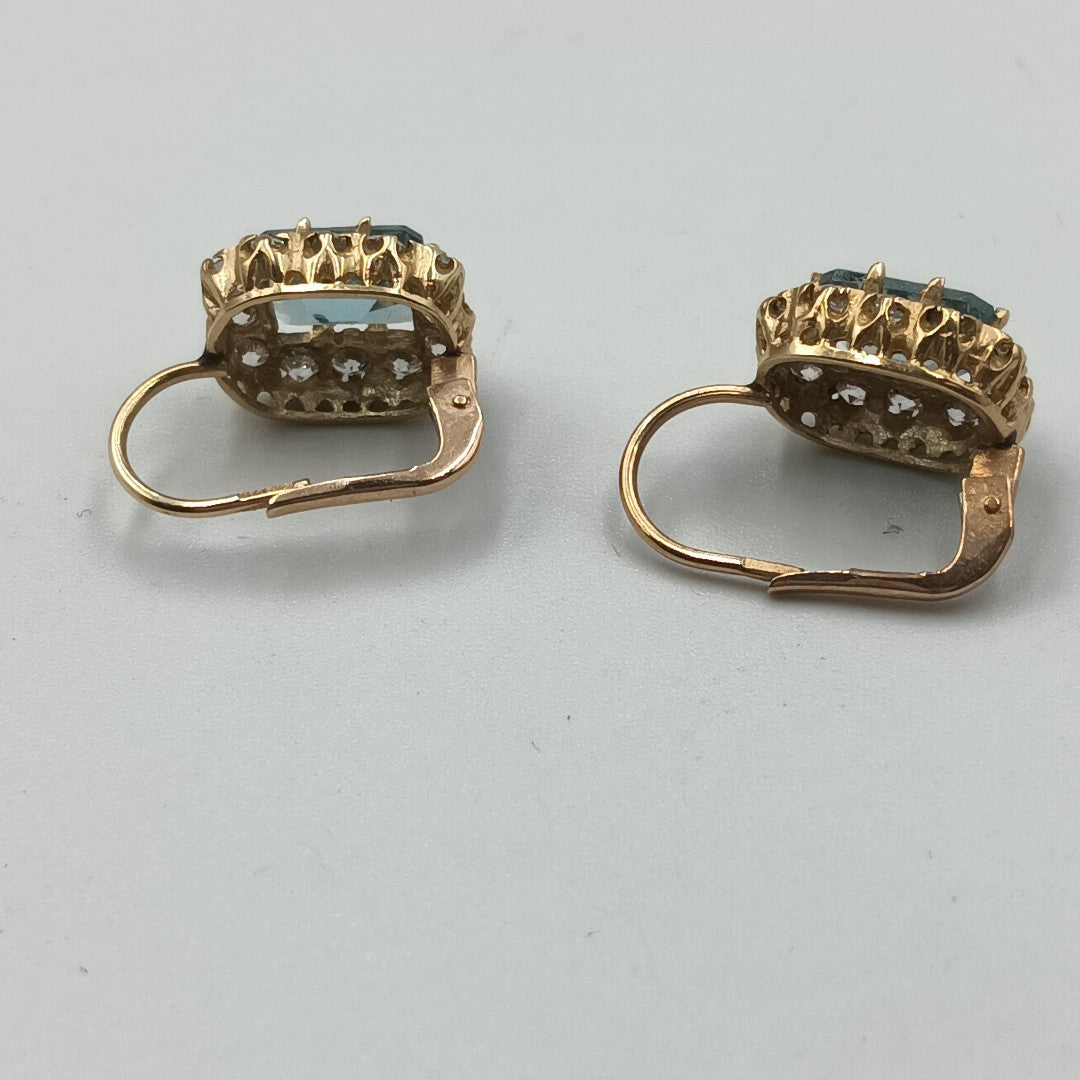 ARETES PAR ORO 14 K 3.7 GRMS (SEMINUEVO)