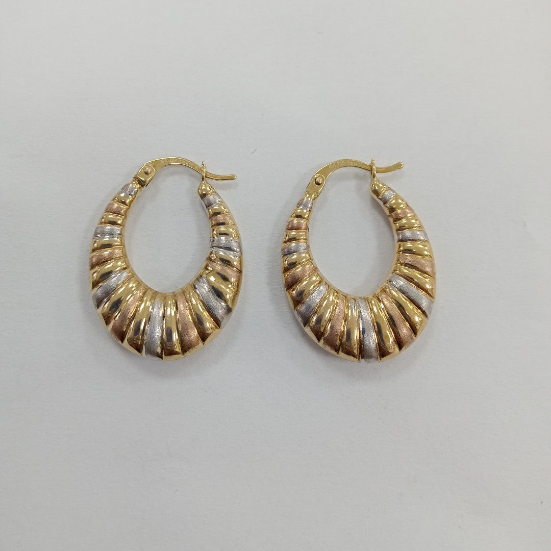 ARRACADAS PAR ORO 10 K 2.8 GRMS (SEMINUEVO)