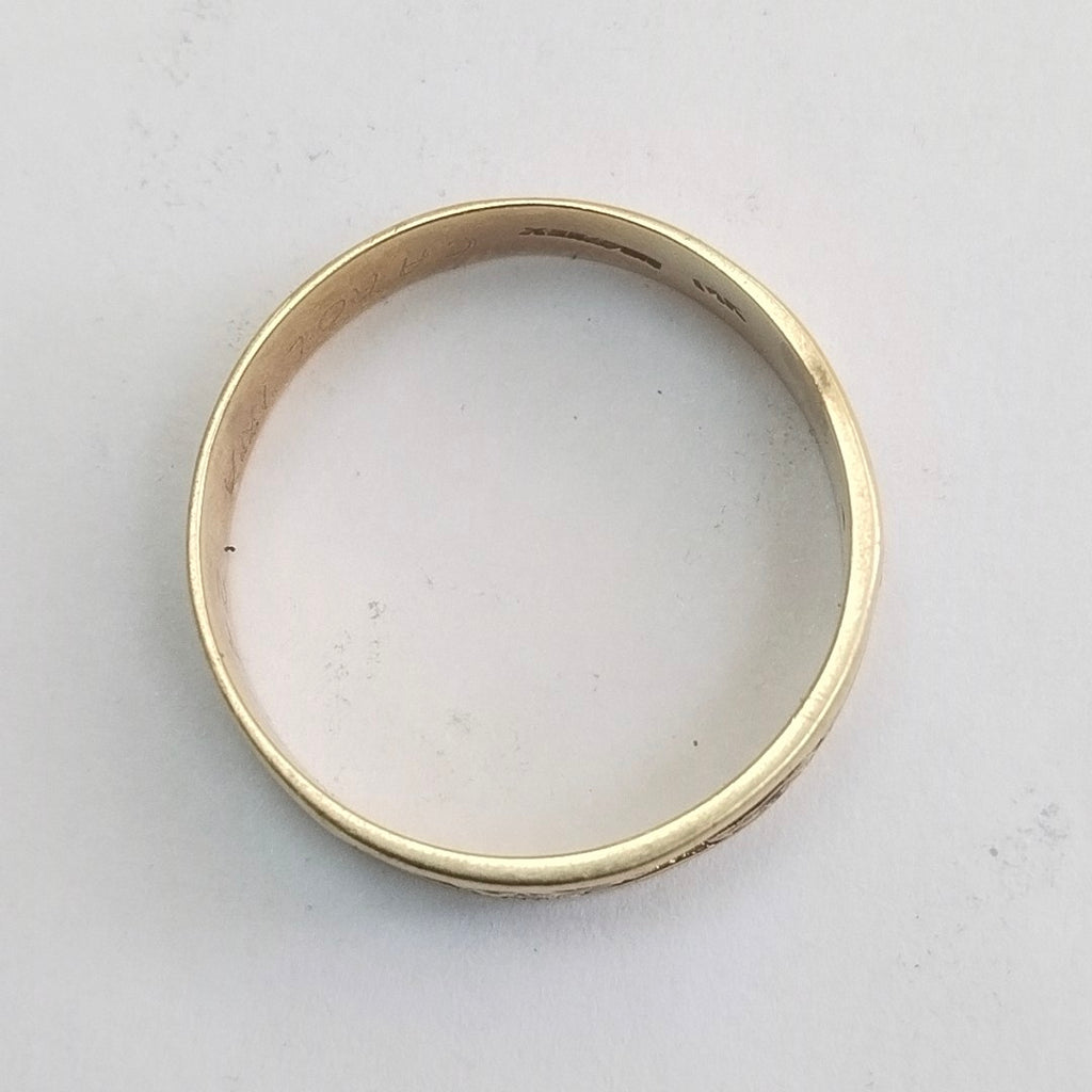 ARGOLLA ORO 14 K 4.4 GRMS (SEMINUEVO)