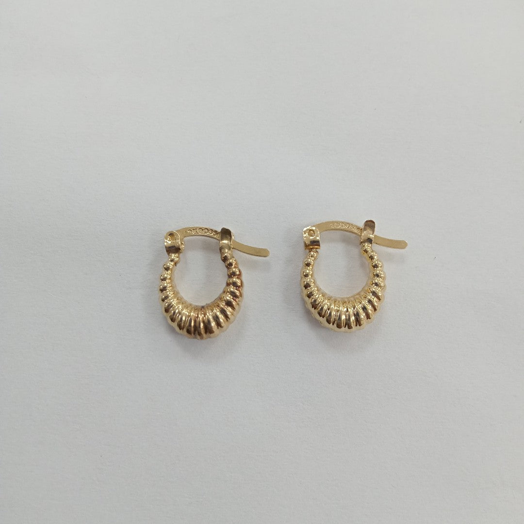 ARRACADAS PAR ORO 10 K 1.2 GRMS (SEMINUEVO)