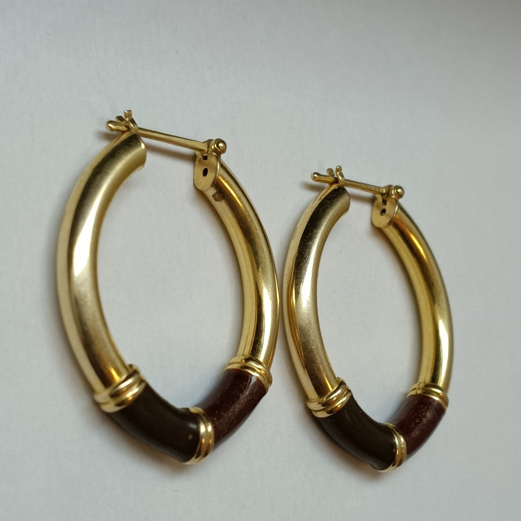 ARRACADAS PAR ORO 14 K 9.2 GRMS (SEMINUEVO)