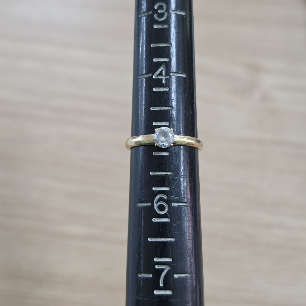 SOLITARIO ORO 14 K 1.1 GRMS (SEMINUEVO)