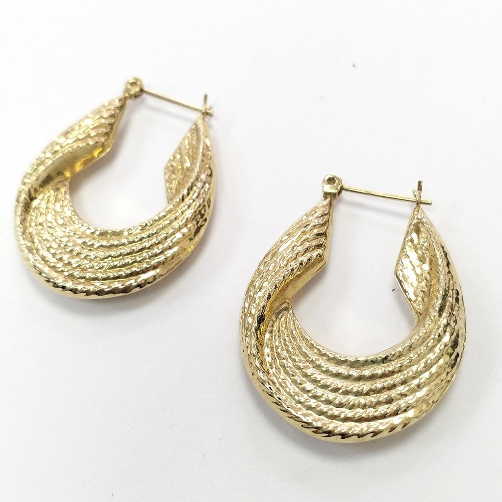 ARRACADAS PAR ORO 14 K 3.5 GRMS (SEMINUEVO)