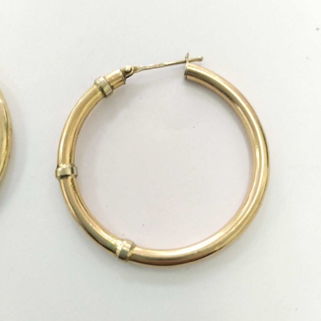 ARRACADAS PAR ORO 14 K 4.9 GRMS (SEMINUEVO)