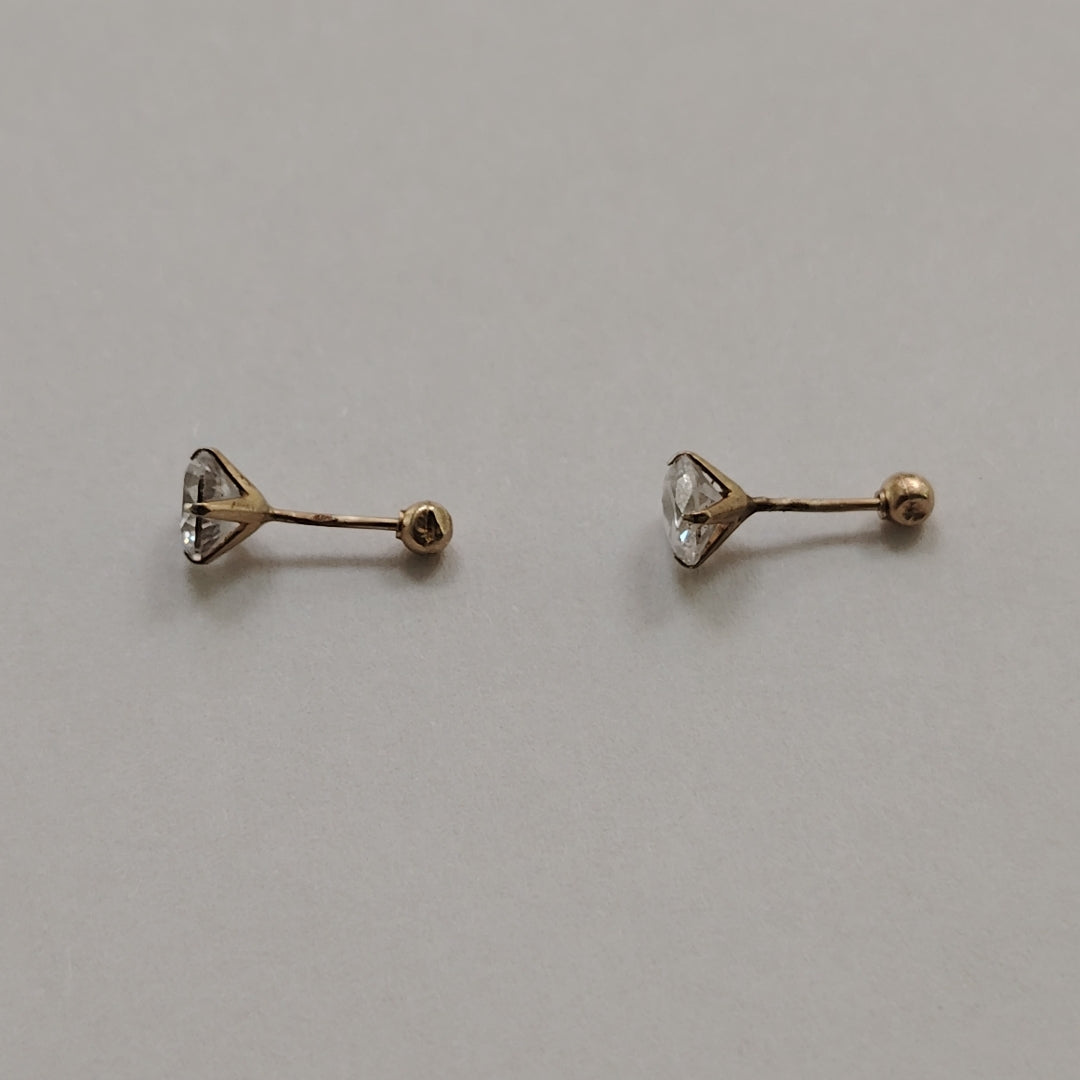 BROQUELES PAR ORO 10 K 0.5 GRMS (SEMINUEVO)